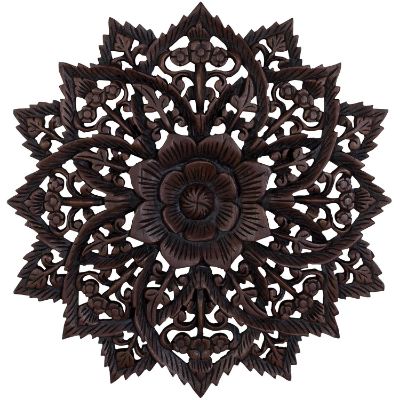 Picture of Poly Round Dark Brown Wall Decor