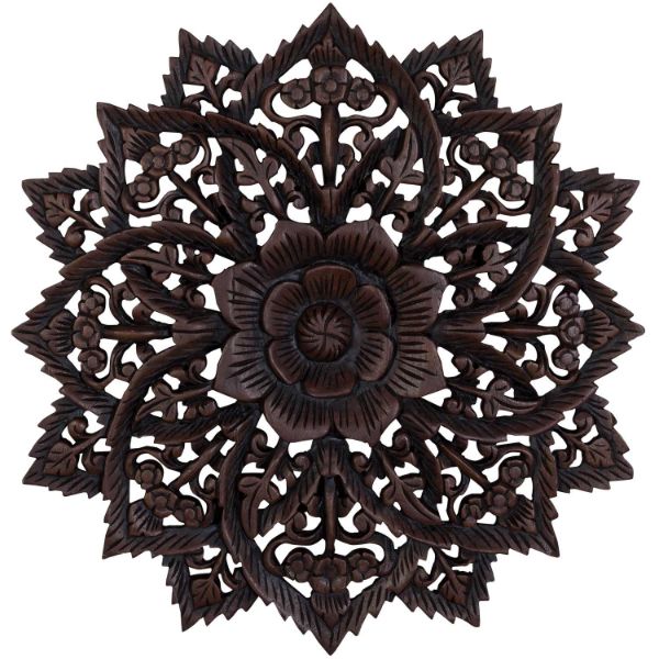 Picture of Poly Round Dark Brown Wall Decor