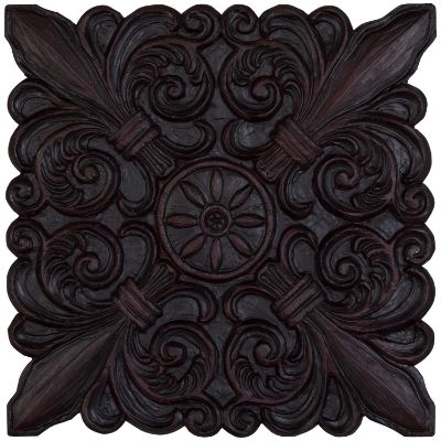 Picture of Dark Brown Wall Square Decor