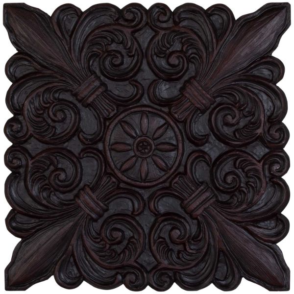 Picture of Dark Brown Wall Square Decor