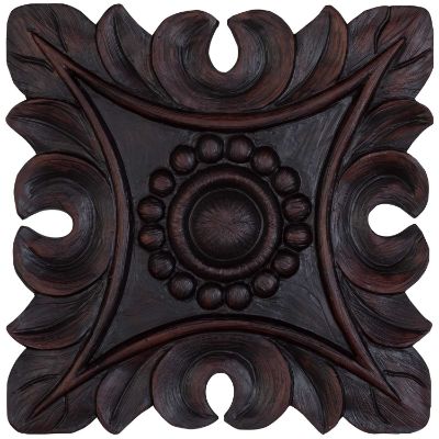 Picture of Dark Brown Wall Square Decor