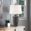 Picture of Clayton Textured Silver Table Lamp