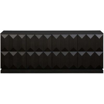 Picture of Geometric Black Media Console