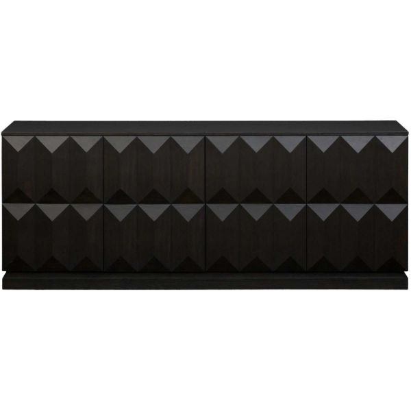 Picture of Geometric Black Media Console