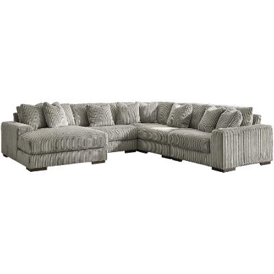 Picture of Lindyn Fog 5PC Sectional with LAF Chaise