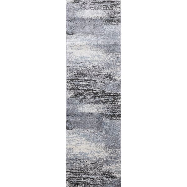 Picture of Breeze Gray Blue Charcoal 2x8 Rug