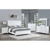 Picture of White Cottage King Panel Bed