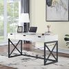 Picture of White Lift Top Desk