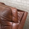 Picture of Francesca Leather Dual Power Recline Console Loves