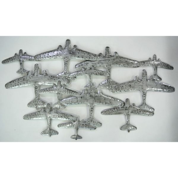 Picture of Metal Planes In Flight