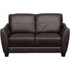 Picture of Mila Brown Leather Loveseat