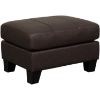 Picture of Mila Brown Leather Ottoman