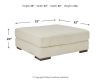 Picture of Lindyn Ivory Cocktail Ottoman