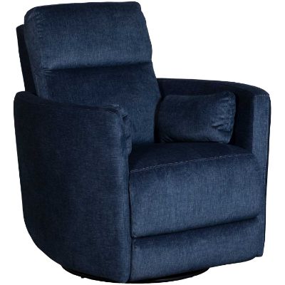 Picture of Durham Indigo Swivel Recliner