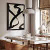 Picture of Black and White Framed Abstract