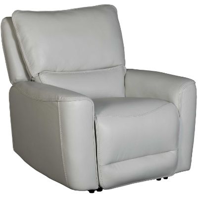 Picture of Skye Fog Leather Dual Power Zero Gravity Recliner