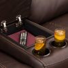 Picture of Chocolate Leather Dual Power Recline Console Loves