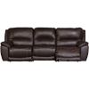 Picture of Chocolate Leather Dual Power Recline Sofa