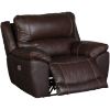 Picture of Chocolate Leather Dual Power Recliner