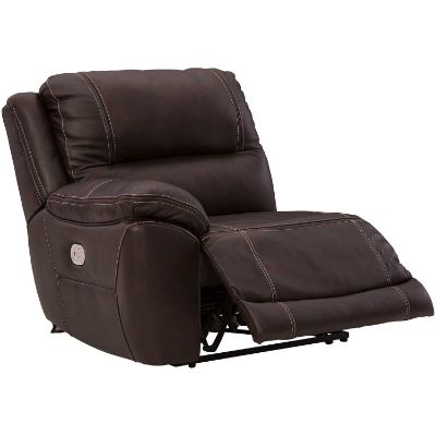 Picture of Chocolate Leather Dual Power LAF Recliner