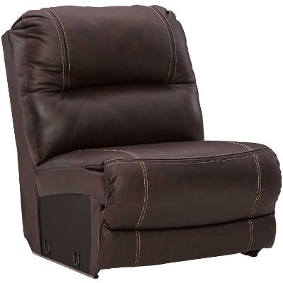 Picture of Chocolate Leather Armless Chair