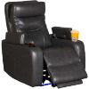 Picture of Marcus Charcoal Gray Leather Power Recliner