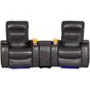 Picture of Marcus 3PC Charcoal Gray Power Theater Sectional
