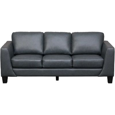 Picture of Kyra Steel Gray Leather Sofa