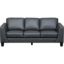 Picture of Kyra Steel Gray Leather Sofa