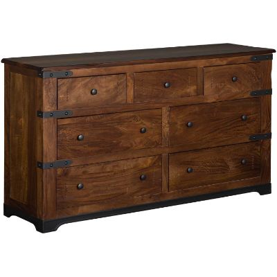 Picture of Parota 7 Drawer Dresser