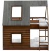 Picture of Rocky Mountain Log Cabin Bunk Bed