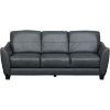 Picture of Mila Steel Gray Leather Sofa