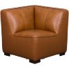 Picture of Levi Saddle Brown Leather Corner Chair