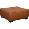 Picture of Levi Saddle Brown Leather Cocktail Ottoman