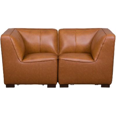 Picture of Levi Saddle Brown Loveseat