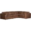 Picture of Emilia Carmel Leather 4 Piece Sectional