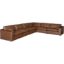 Picture of Emilia Carmel Leather 6 Piece Sectional