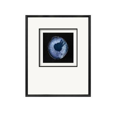 Picture of Blue Agate Black Frame