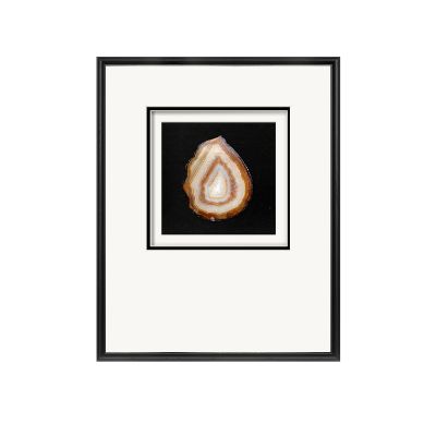 Picture of Natural Agate Black Frame