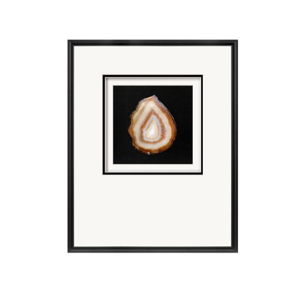 Picture of Natural Agate Black Frame