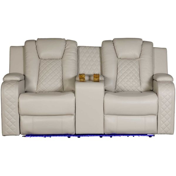 Picture of Hyde Park Power Reclining Console Loveseat