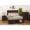 Picture of Alyssa King Dark Walnut Storage Bed