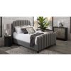 Picture of Gray Upholstered Queen Bed