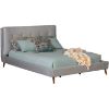 Picture of Eastern Upholstery Gray Queen Bed