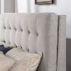 Picture of Eastern Upholstery Gray Queen Bed