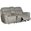 Picture of Fraser Pewter Glider Recliner Loveseat