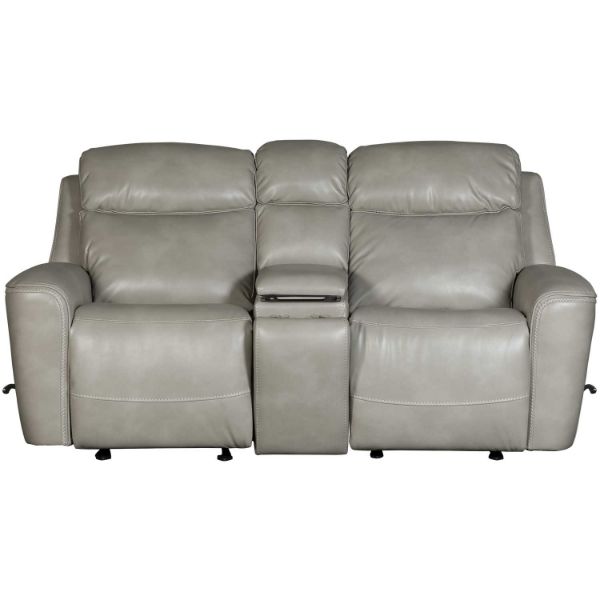 Picture of Fraser Pewter Glider Recliner Loveseat