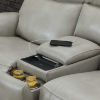 Picture of Fraser Pewter Glider Recliner Loveseat