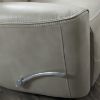 Picture of Fraser Pewter Glider Recliner Loveseat