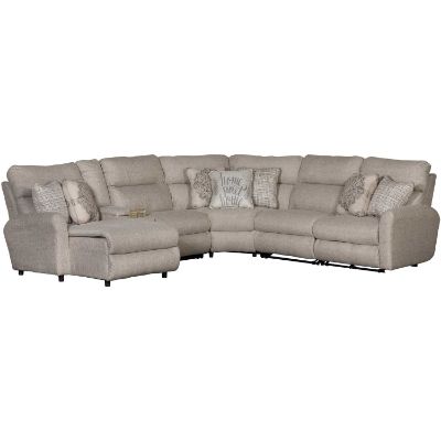 Picture of McPherson 6PC Power Reclining Sectional with LAF C